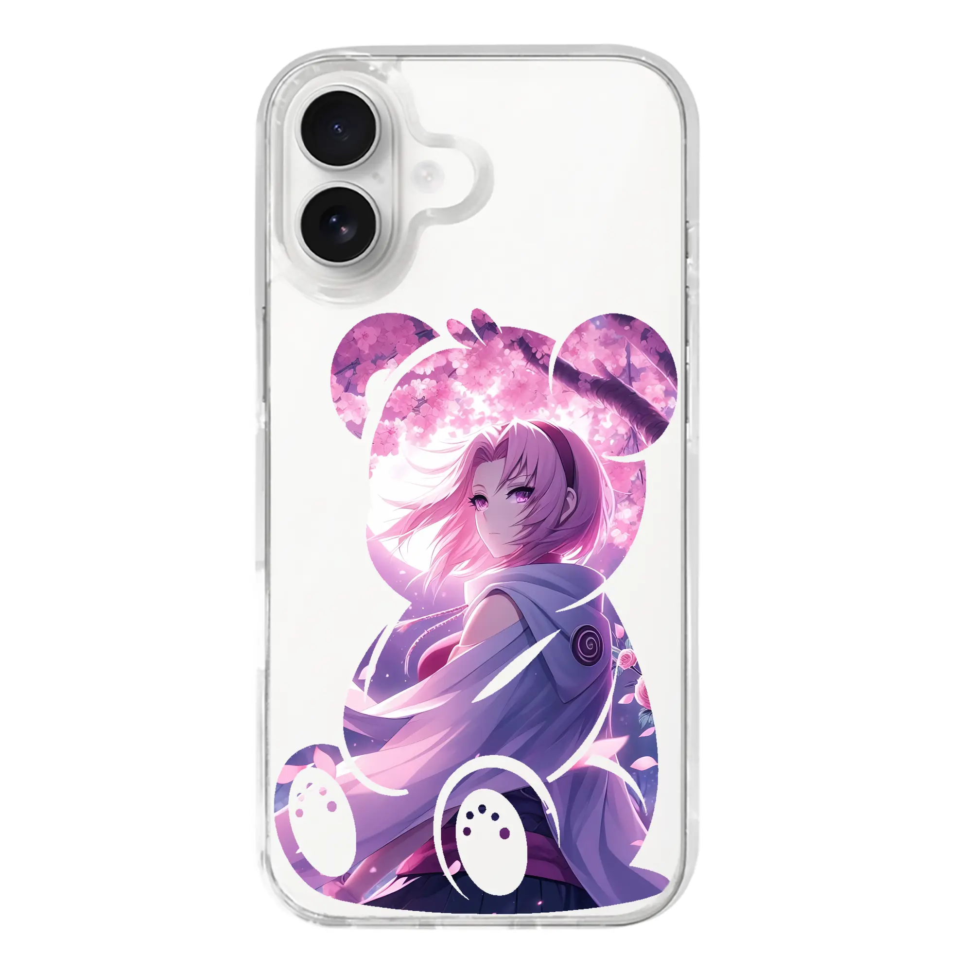 ナルト グッズ はるの さくら - iPhone 17シリーズ 透明スマホケース – 薄型・耐衝撃・精密フィット保護カバー